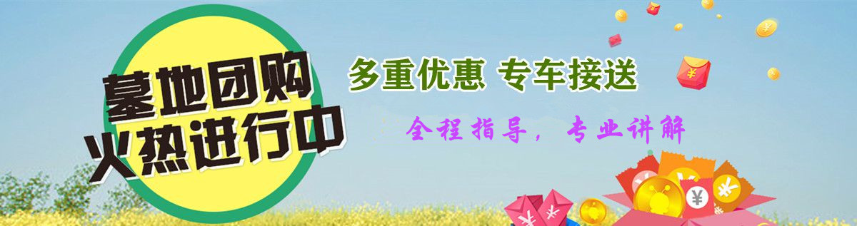 1對(duì)1購(gòu)墓顧問(wèn)，全程陪同講解