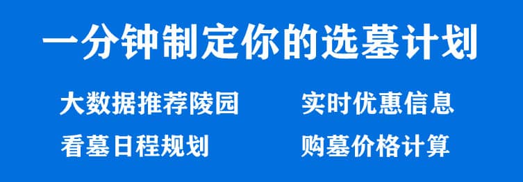 購墓指導(dǎo)、方案策劃